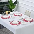 thumbnail image 5 of GZHJMY Valentine's Day Love Heart Round Placemasts Set of 4, Non-Slip Heat Resistant Place Mats Washable Kitchen Dining Table Mats, 15.4", 5 of 5