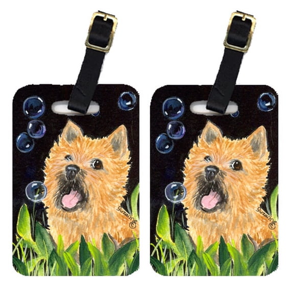 Pair of 2 Cairn Terrier Luggage Tags