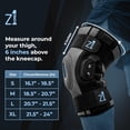 thumbnail image 2 of Z1 K11 Knee Brace for Knee Pain with Gel Patella & Stability - Hinged Knee Support & Stabilizers for Arthritis, ACL, PCL, MCL, Meniscus Tear - Sports, Runner Workout & Pain Relief (Large), 2 of 6