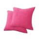 thumbnail image 2 of Toystoory 2 piezas de fundas de almohada para sala de estar, cama, funda de almohada cuadrada decorativa, funda de cojín para coche, suministros Decoración del hogar Rosa roja, 2 of 6