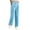 Blue Linen Pants Women, variant on Cotton Linen Pants Women Plus Size Wide Straight Leg Pant with Pockets Casual Elastic Waisted Summer Spring Trousers Orange XL