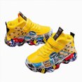 thumbnail image 3 of NOLDARES Little & Big Kids Shoes Breathable Sneakers for Boys Girls Athletic Running Shoes(Yellow,10), 3 of 5