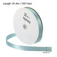 thumbnail image 2 of Uxcell 0.79" x 100 Yards Double Face Decorate Crafts Roll Satin Ribbon Sea Blue, 2 of 5
