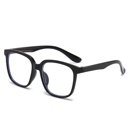 Children Boys Girls Online Classes Eye Protection Computer Comfortable Eyeglasses Kids Glasses Anti-blue Light Ultra Light Frame BLACK