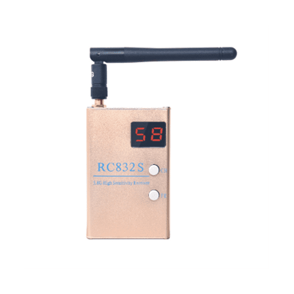 FPV RC832 RC832H Receiver 5.8G 48CH 600Mw Aerial Photography 5.8GHz AV Receiver System with A/V and Power Cables