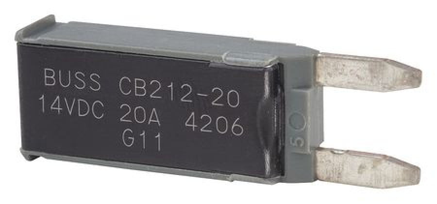 BUSSMANN CB212-20 Automotive Circuit Breaker,CB212,20A,12V 