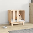 thumbnail image 1 of vidaXL Dog House 50x40x52 cm Solid Wood Pine, 1 of 5