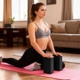 thumbnail image 6 of Leikefitness Yoga Blocks 2 pack, lightweight high density eva foam soft non-slip for yoga, pilates, meditation 9"x6"x3", 6 of 7