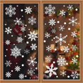 thumbnail image 1 of 329PCS+ Navidad Copos de Nieve Blancos Ventana Se Aferra Calcomanías Pegatinas Adornos para Invierno Frozen Suministros de Fiesta de Año Nuevo Decoraciones del País de las Maravillas (10 Hojas), 1 of 1