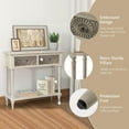 thumbnail image 5 of SUNBURY 31.5" W Vintage Console Table with 2 Drawers, Small Entryway Table with 2-Tier Storage Shelves,Beige Side Table for Living Room, Entryway, 5 of 8