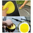 thumbnail image 6 of Microfiber Wax Applicator Pads, Car Wax Applicator, Buffing & Detail Polishing Foam Pads for Car Cleaning and Fine Polishing (4" Diameter, 4 Pack) - Yellow, 6 of 7