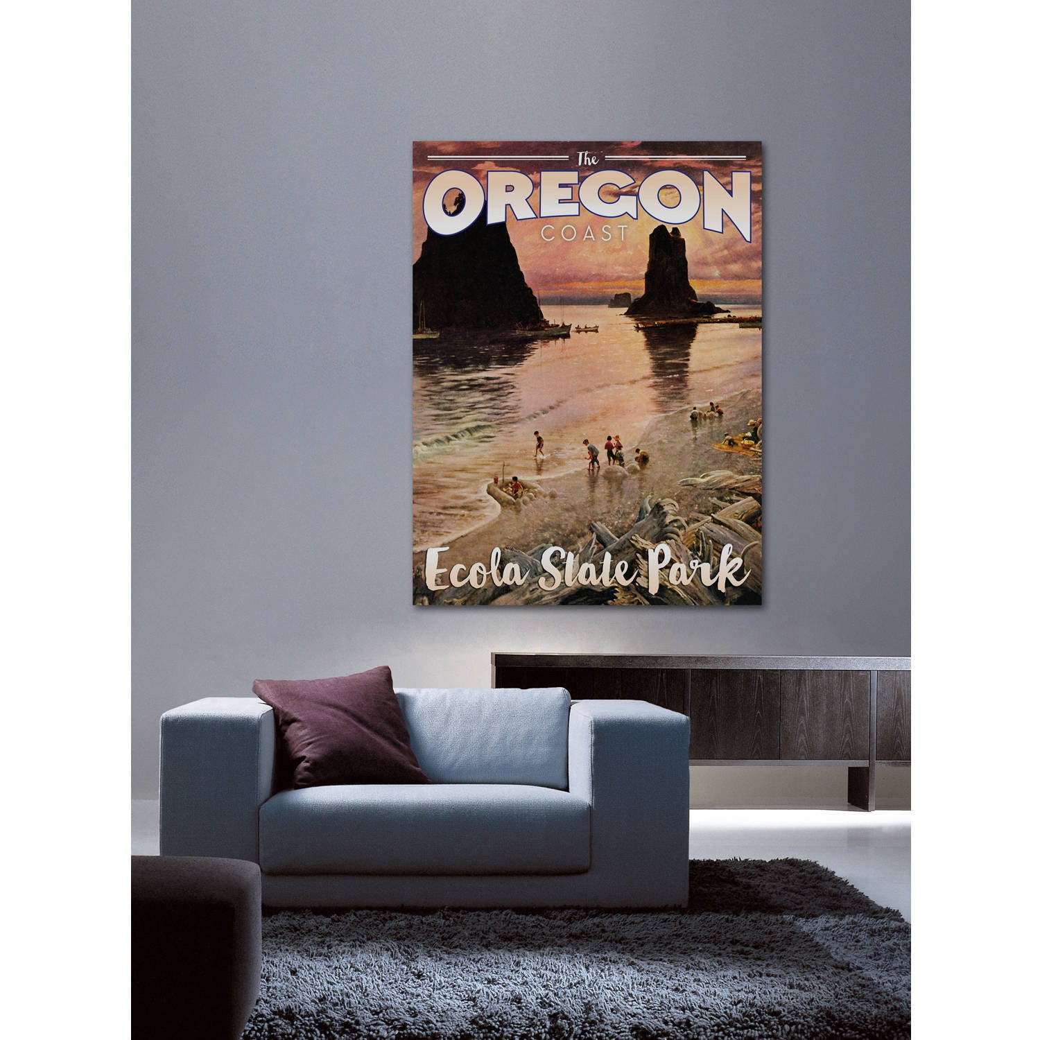 Marmont Hill - "Travel Oregon" Painting Print on Wrapped Canvas