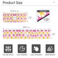 thumbnail image 3 of Yayeee Faucet Mat for Kitchen Sink 14.7" Diatomite Long Splash Guard Pad, Yellow Pink Stars, 3 of 7