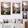 thumbnail image 4 of Designart "Spring Awakening Birch Woods I" Floral Floater Framed Wall Art Living Room, 4 of 7