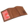 thumbnail image 6 of Marshal Templar Cross RFID Blocking Genuine Leather Bifold Trifold Wallet for Men Trifold, 6 of 7