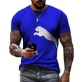 thumbnail image 4 of La Camiseta cheetah Hombres Foto Logo Ropa Impresión Diy Hecho A Medida No Se Desvanece Agrietado Jerseypangjing, 4 of 4