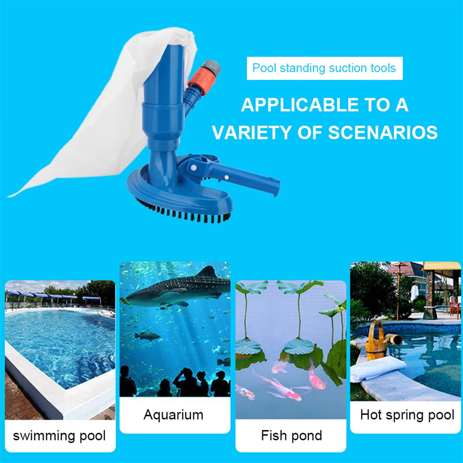 Pool Cleaner Bags Swimming Pool Suction Fine Mesh For Vacuum Leaf Mesh OPP Plastic Bag ,Great Suction Power