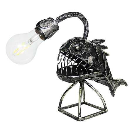

TIIFSWHS Sharks Night Light Rustic Style Fish Statue Lighting Desk Lamp Toddler Girl Ornament Garden Decorations Girl Easter Decorations Lights