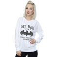 thumbnail image 2 of DC Comics Chandail en Molleton Batman Femme Mon Papa Est un Super-Héros, 2 of 3