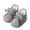 Gray, variant on Huanglei Soft Sole Baby Sneakers For Boys And Girls Flexible First Walking Shoes With Sock Design For And Toddlers , Size 4 ,Brown