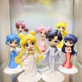 thumbnail image 2 of Bandai Genuine Sailor Moon Modelo Qposket Nuevos Juguetes Super Kaiou Michiru Moon Anime Figuras de Acción Modelo Ensamblaje Juguete Regalo para Niñas, 2 of 5