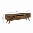thumbnail image 7 of Modway Render 59" TV Stand in Walnut, 7 of 7