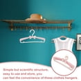 thumbnail image 3 of 5pcs Infant Clothes Hangers Kids Clothes Drying Racks Baby Clothes Hangers for Home Clothes Shop, 3 of 8