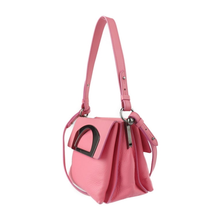 Pre-Owned Christian Louboutin Passage Mini Handbag Leather Pink 