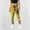 Gold, variant on uublik Girls Metallic Pants 3-16 Years Stretch Pants Shiny Jazz Street Hip Hop Dance Pants Black