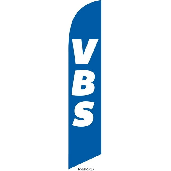Vacation Bible School VBS Church Feather Banner Swooper Flag, Replacement Flag Only