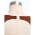 thumbnail image 6 of Aislor Girls Inspired Fringe Dress V Neck Long Sleeve Maiden Princess Dress Umber 16, 6 of 7
