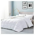 thumbnail image 3 of Goose Down Comforter California King Oversize 75oz 700 Fill Power - 100% Egyptian Cotton 600TC - White - 3D Baffle Box - All Season Duvet Insert, 3 of 8