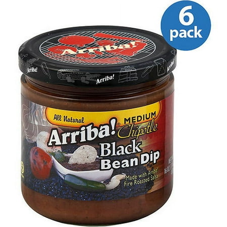 Arriba Spicy Black Bean Dip, 16 Oz, (pac