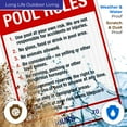 thumbnail image 5 of Pool Rules Sign, Red Pool Sign,, 5 of 8