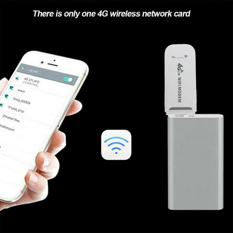 Lotpreco 4G LTE USB WiFi Modem Mobile Devices with SIM Card Slot High Portable Hotspot Mini Router - Walmart.com