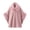 Pink, variant on Ecqkame Womens Sherpa Cape Shawl Faux Fur Collar Tie Front Fleece Lined Warm Poncho Winter Warm Soft Dressy Outerwear Coffee Free Size