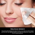 thumbnail image 5 of Dicasser 17 Pcs Cosmetic Powder Puff, 2.76 Inch Portable Soft Face Sponge Triangular Velvet Velvet Powder Puff with Ribbon Band for Loose Powder Makeup Tool, 5 of 10