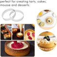 thumbnail image 2 of 5Pack 20cm Circular Tart Rings with Holes Stainless Steel Fruit Pie Quiches Cake Mousse Mold Kitchen Baking Mould, 2 of 9