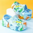 thumbnail image 3 of Kids Cute Clogs Cartoon Garden Shoes Boys Girls Slides Slippers Indoor Outdoor Children Water Shower Beach Pool Sandals, 3 of 8