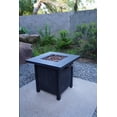 thumbnail image 6 of 25" H Outdoor Patio Propane Gas Fire Pit Table - 50,000 BTU High-temperature-resistant carving process for environmentally friendly materials with the effect of rattan weaving grain, 6 of 9