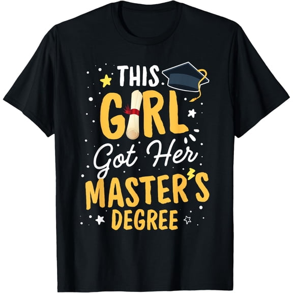 This Got her Masters Degree Graduation Mastered It 2024 Adult T-shirt