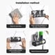 thumbnail image 5 of Yuarrent Organizador de baño, soporte para afeitadora de barba, resistente al agua, a prueba de humedad, soporte de almacenamiento Vertical, Juegos de accesorios de baño, 5 of 6