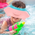 thumbnail image 4 of OULII 1Pcs Newborn Accessory Baby Shower Cap Pink Waterproof for Hair Washing, 4 of 4