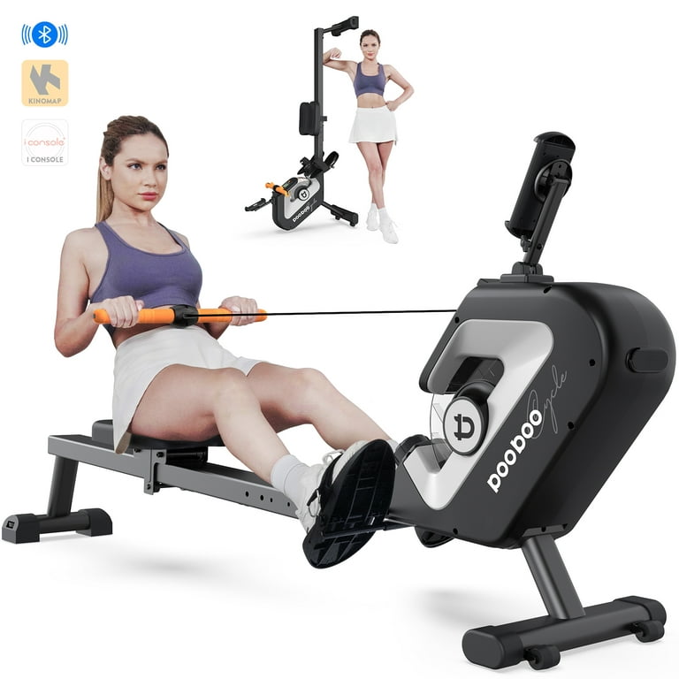  Merax Rowing Machine, Water Rower Machine for Home use, Indoor  Cardio Training Exercise Water Resistance Rower with Max 330 lbs Weight  Capacity, Aluminum Slide Rail with LCD Monitor : Sports
