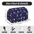 thumbnail image 5 of Sikiie Skull flower leaf purple Print Flip Double-layer Pencil Case, All-purpose Stationery Bag for Study and Office, Zipper Design, Unisex, 5 of 7