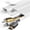 White, variant on LazySpin TV Cord Hider, 42In Wire Covers for 4 Cords, W1.18in H0.6in, Grey