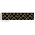thumbnail image 3 of Ambesonne Damask Fabric by the Yard Upholstery, Victorian Renaissance Rococo, 2 Yards, Camel and Black, 3 of 5