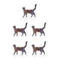 thumbnail image 3 of Broches de dibujos animados Minnieouse Gato encantador Acrílico Estampado floral, 3 of 6