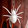 thumbnail image 4 of Decoración de Halloween Decoraciones de Halloween Accesorios decorativos de Halloween Juguete de truco de araña Simulación Colgante de araña de plástico LED Araña negra brilla, 4 of 5