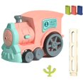 thumbnail image 2 of Dominoes Automatic Train Toy Set Blue Gifts Pink With Sound And Music Plastic Rally Experience Quickly Children‘s Toys, 2 of 19